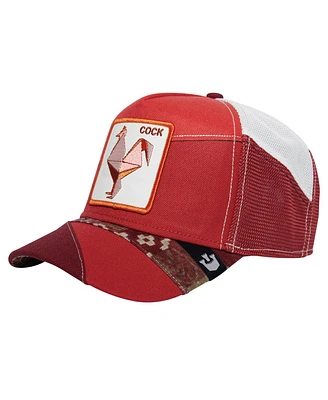 Goorin Bros. Men's Red Farmigami Trucker Adjustable Hat