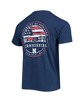 Image One Men's Navy Nebraska Huskers Campus Americana T-Shirt