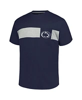 Profile Men's Navy Penn State Nittany Lions Big Tall Color Stripe T-Shirt