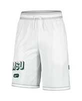 Nike Men's White Michigan State Spartans Dna 3.0 Performance Shorts