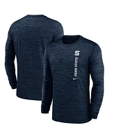 Nike Men's Navy Penn State Nittany Lions 2024 Sideline Velocity Performance Long Sleeve T-Shirt