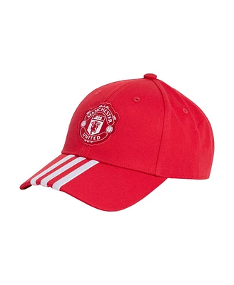 Adidas Men's Red Manchester United Team Dad Adjustable Hat