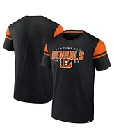 Fanatics Men's Black Cincinnati Bengals Old School Play Slub T-Shirt