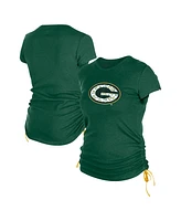 New Era Women's Green Bay Packers Ruched Side T-Shirt