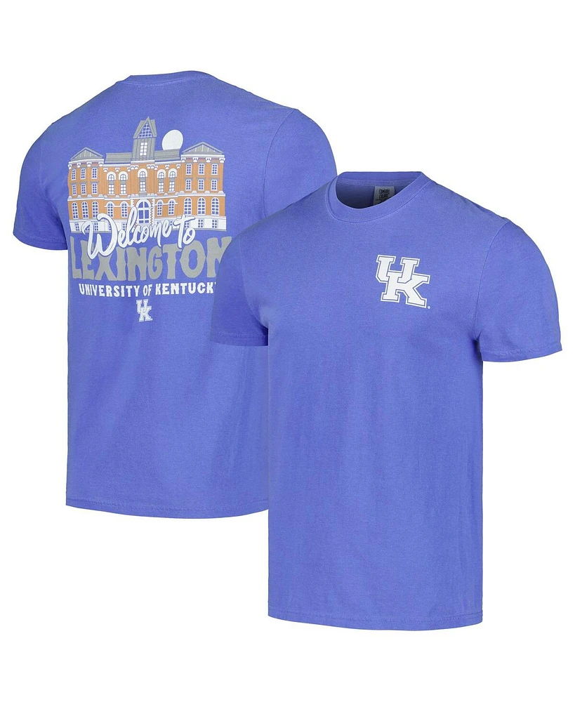 Image One Men's and Women's Royal Kentucky Wildcats Hyper Local Welcome to Campus T-Shirt