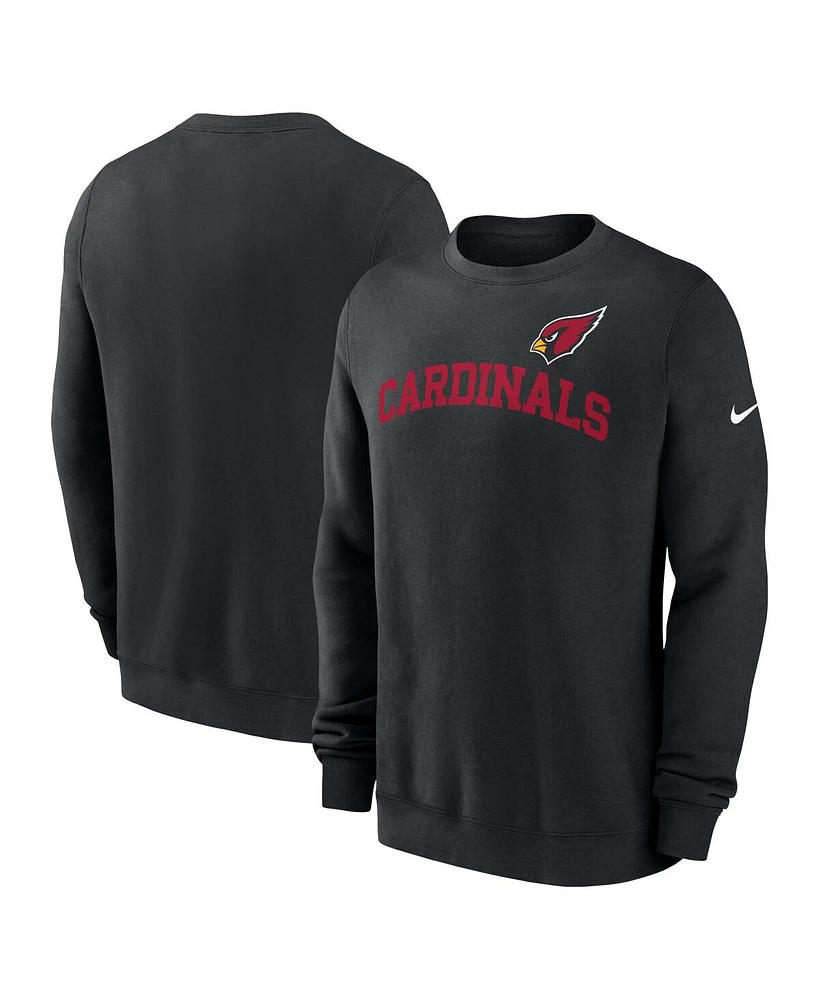 Nike Men's Black Arizona Cardinals Club Pullover Sweatshirt