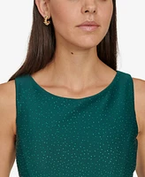 Calvin Klein Women's Boat-Neck Embellished Sheath Dress