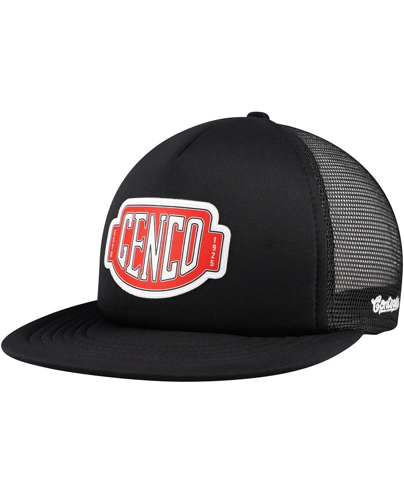 Contenders Clothing Men's and Women's Black the Godfather Genco Pura Co Trucker Snapback Hat