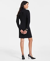 I.n.c. International Concepts Women's Ruched-Front Midi Dress, Created for Macy's