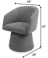 Korder Arm Swivel Chair, Created for Macy's