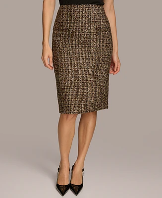 Donna Karan New York Women's Tweed Pencil Skirt