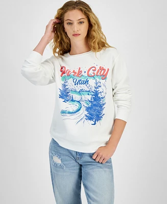 Love Tribe Juniors' Park City Utah Crewneck Sweatshirt