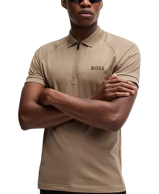 Boss by Hugo Men's Mirror-Effect Logo Polo