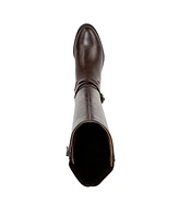 LifeStride Women's Brittany Wide Calf Knee High Riding Boots