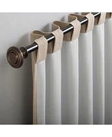Amherst Velvet Noise Reducing Thermal Extreme 100% Blackout Back Tab Curtain Panel