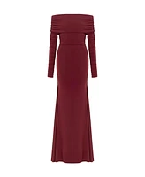 Nocturne Women's Off The Shoulder Maxi Dress