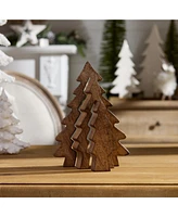 Slickblue Triple Tree Puzzles (Set of 2) - Festive Holiday Decorations