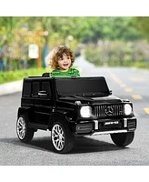 Sugift 12V Mercedes-Benz G63 Licensed Kids Ride On Car with Remote Control