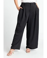 Eloquii Women's The Chelsea Wide Leg Pant