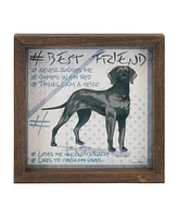 Slickblue Framed Dog Print for Charming Wall Art and Pet-Lover Decor (Set of 6)