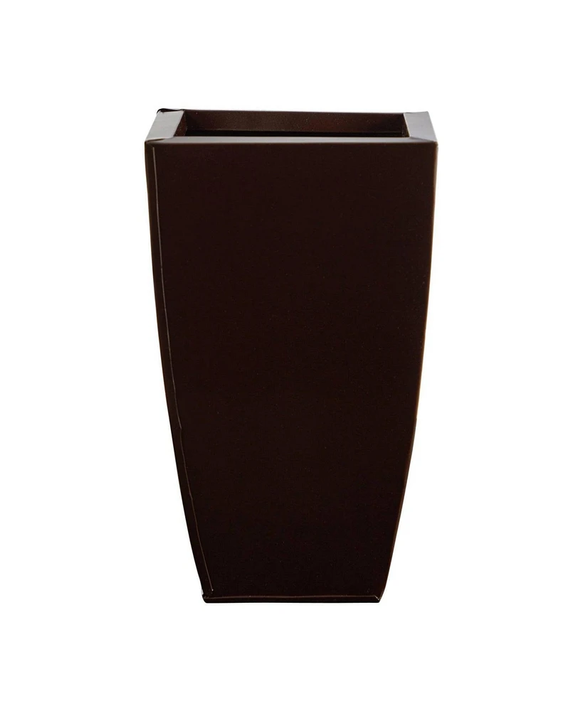 Slickblue 13" Tapered Square Metal Planter