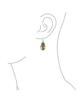 Bling Jewelry Rainbow Iridescent Color Changing Dangle Earrings Sterling Silver Fish Hook