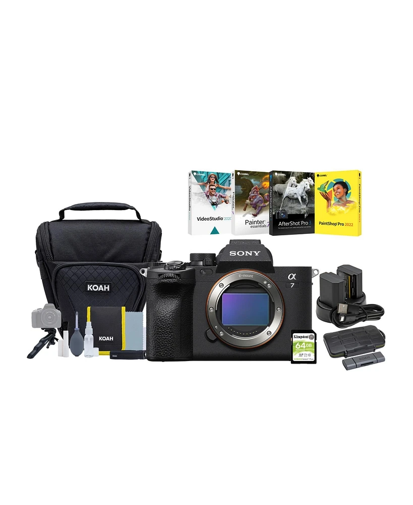 Sony Alpha 7 Iv Full-frame Interchangeable Lens Camera (Body Only) Bundle