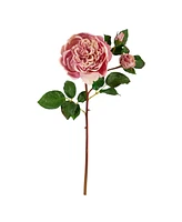 Slickblue 22" Rose Artificial Flowers - Set of 6 Faux Roses for Elegant Floral Arrangements
