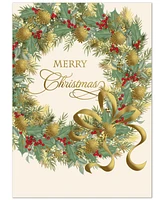 Masterpiece Studios Traditional Wreath Holiday Boxed Cards