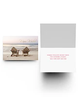 Masterpiece Studios Chairs On Beach Holiday Boxed Cards