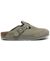 Birkenstock Women's Boston Suede Leather Clogs from Finish Line