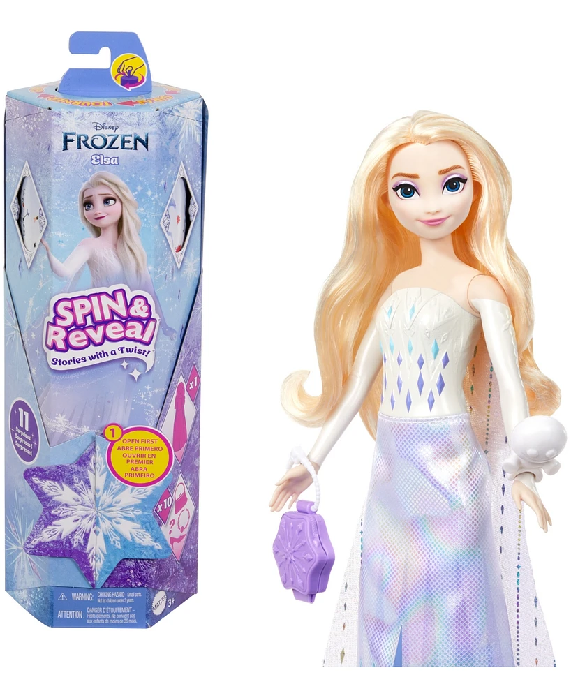 Disney Frozen Spin Reveal Elsa Fashion Doll Accessories with 11 Surprises - Multi