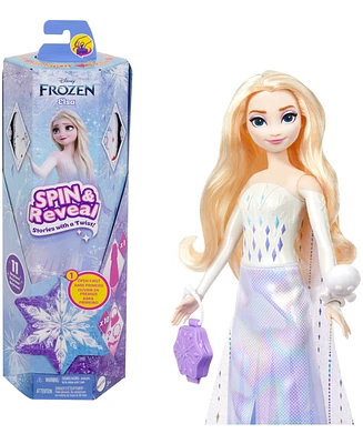 Disney Frozen Spin Reveal Elsa Fashion Doll Accessories with 11 Surprises