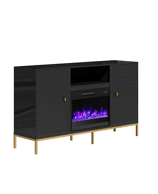 Boyel Living Multifunctional Electric Fireplace Tv Stand