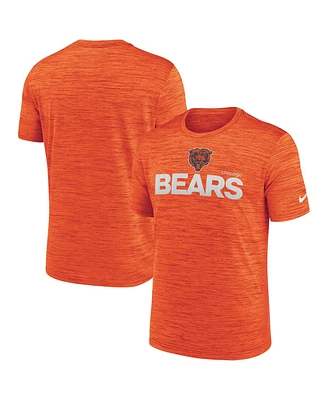 Nike Men's Orange Chicago Bears Blitz Velocity Modern Performance T-Shirt