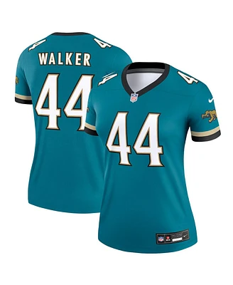 Nike Women's Travon Walker Teal Jacksonville Jaguars Prowler Throwback Legend Jersey