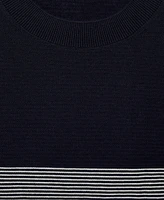 Mango Men's Striped Modal Cotton Knitted T-Shirt