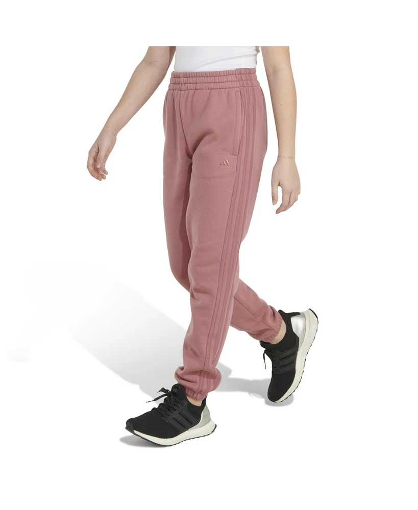 adidas 3-Stripe Cotton Fleece Jogger