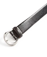 I.n.c. International Concepts Women's Snake-Embossed Faux-Leather Belt, Created for Macy's