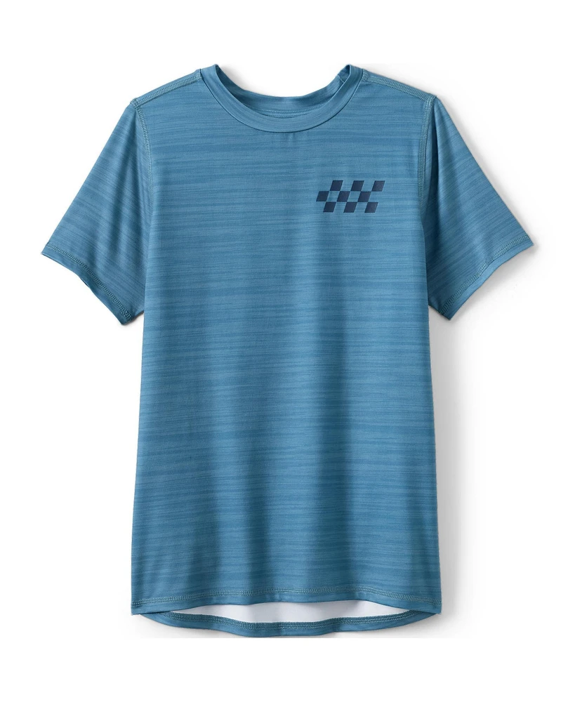 Lands' End Big Boys Husky Active Performance Tee