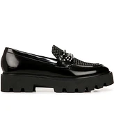 Franco Sarto Balin-Studded Lug Sole Loafers