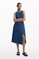 Desigual Women's Denim midi dress