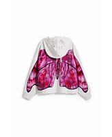 Desigual Girls Girls's Butterfly cape sweatshirt