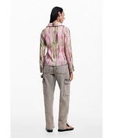 Desigual Women's Watercolor gradient blouse