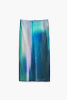 Desigual Women's Tulle skirt with gradient effect