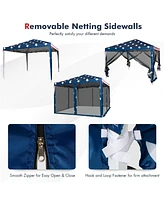 Skonyon 10 x 10 Feet Pop-up Canopy Tent Gazebo Canopy for Outdoor