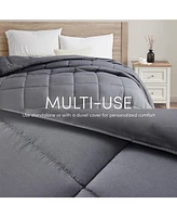 Premium Quilted All Season Goose Down Alternative Comforter with Corner Tabs