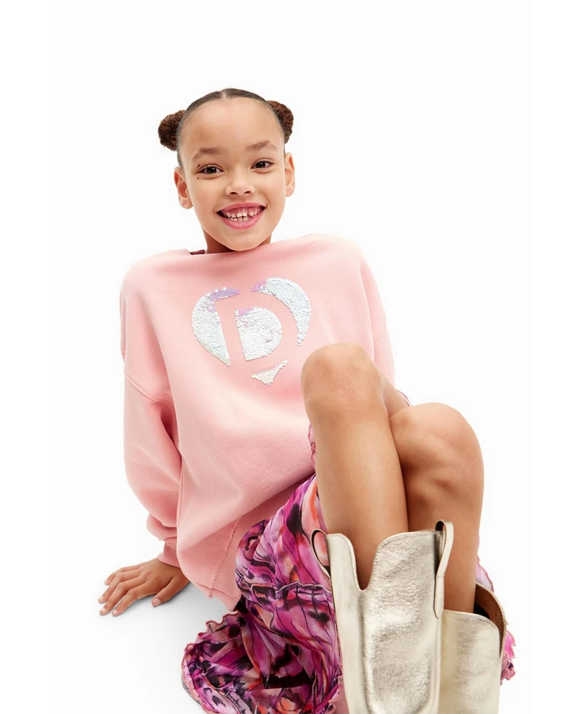 Desigual Girls Girls's heart sweatshirt