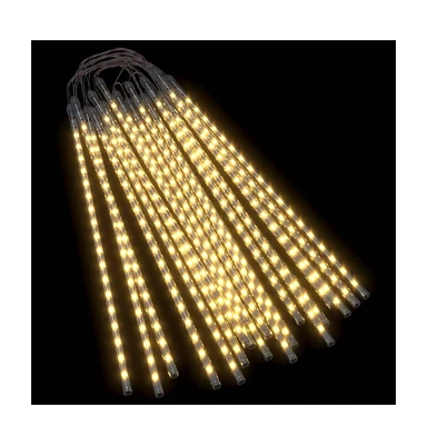 vidaXL Meteor Lights 20 pcs 2 ft Warm White 720 LEDs Indoor Outdoor