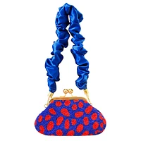 Brunna.co Mandy Arnoldi Hand-beaded Clutch Bag In Red & Blue